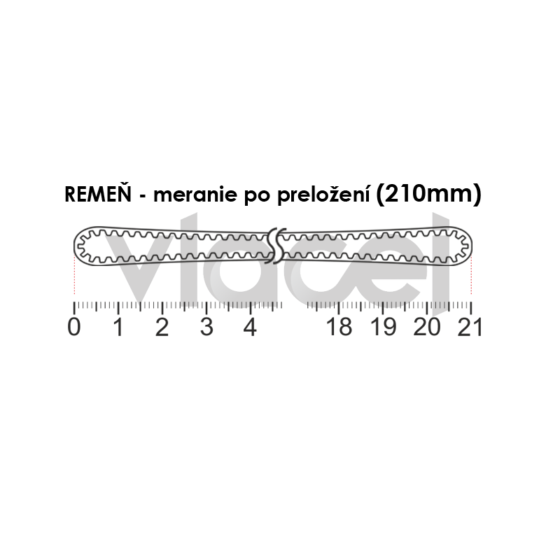 Ozubený remeň 420mm pre domáce pekárne VIACEJ sk