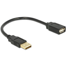 KÁBEL USB2.0 A / A 0.15M...