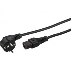Mains cable with IEC lock, 5 m